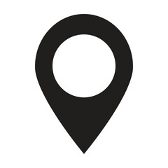 location icon vector on white background