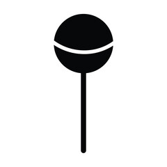 lollipop icon vector on white background