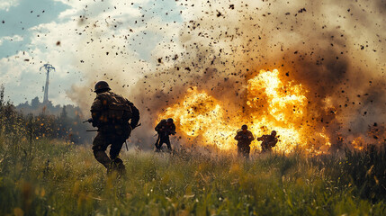 Battlefield chaos