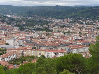 Fototapeta premium panoramic view of the city of orense, galicia