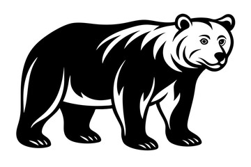 Bear vector silhouette 