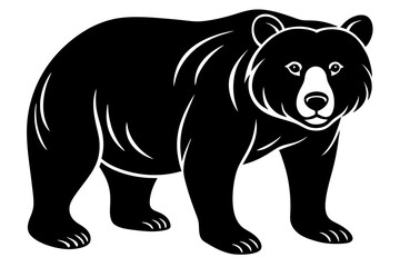 Bear vector silhouette 