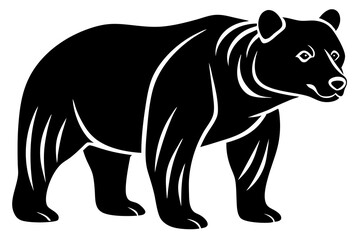 Bear vector silhouette 