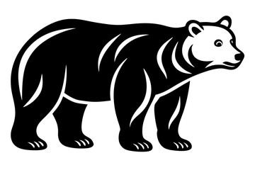 Bear vector silhouette 