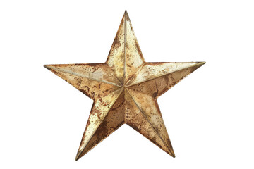 Obraz premium Isolated Star on White Background for Clear and Bright Imagery