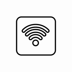 wifi signal icon sign vector