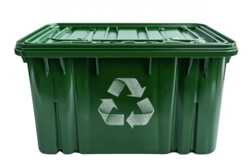 Recycling Bin isolated on transparent background, png file, no background png file