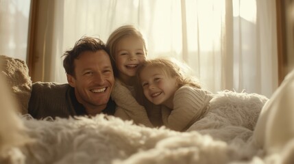 Fototapeta premium The Joyful Family Togetherness