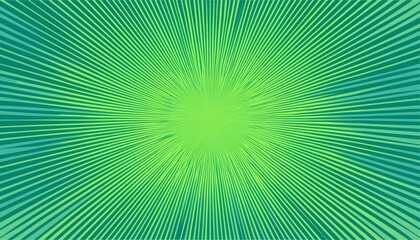 Obraz premium bright turquoise and green pop art retro background with halftone in comics style vector illustration generative ai