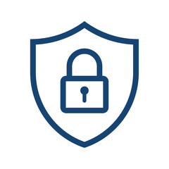 Shield with lock icon