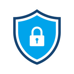 Shield with lock icon © ValGraphic