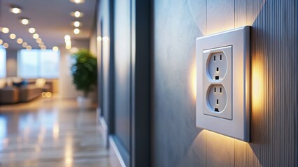 Modern Electrical Outlet with Copy Space for Home Decor and Renovation Ideas