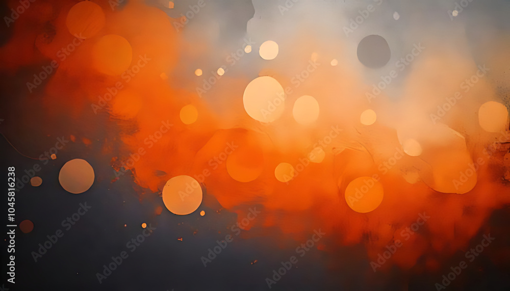 Poster soft orange gray abstract colors dark gradient background textured blurred effect vertical poster de