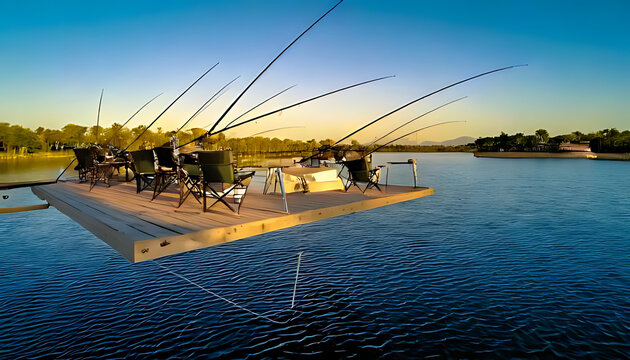 sport fishing popular pastime combining relaxation adventure scenic outdoor settings like lakeside resorts oceanfront retreats