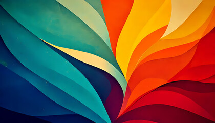Naklejka premium vibrant colors noisy texture make abstract artistic poster design