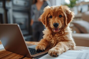 Businesswomen Utilizing Technology for Efficient Document Management and Searching