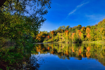 Autumn - Herbst - See - Wasser - Sperenberg - Deutschland - Brandenburg - Gipsbrüche	