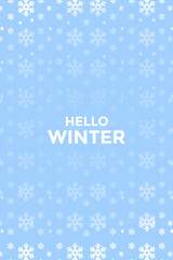 Winter backgrounds for social media stories. Cute Winter Scene background vector illustration