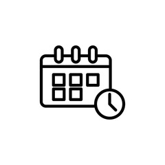 Calendar Clock Icon