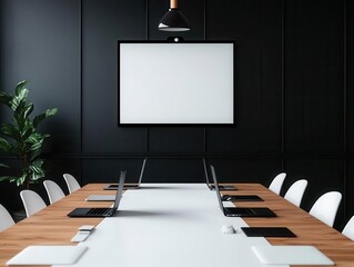 Openplan coworking space equipped with smart projectors, AIpowered workstations, and realtime collaboration software