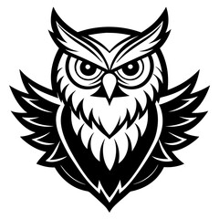 owl with wings