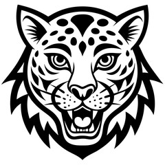 tiger head vector