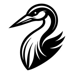 Obraz premium heron bird illustration