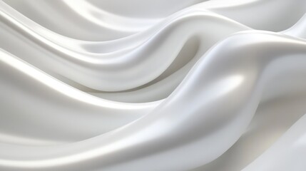 Obraz premium Abstract White Fabric