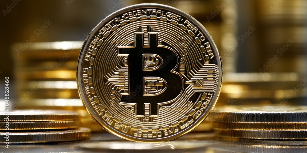 Poster bitcoin is a digital currency that uses blockchain technology. it's seen as a potential future for b