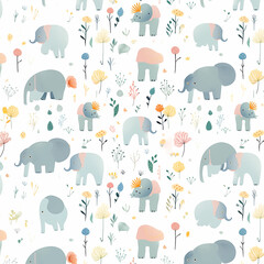 AI generator image of gift wrapping paper pattern, colorful pattern
