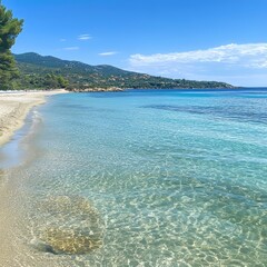 Obraz premium Panoramic shore view of Sithonia