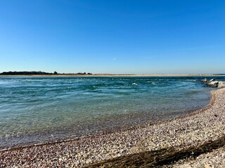beach on a windy day