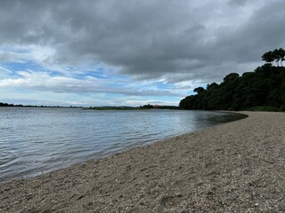 beach and clouds