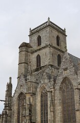 Fototapeta premium The church of st Armel in Ploermel , France 