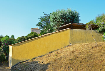Yellow wall