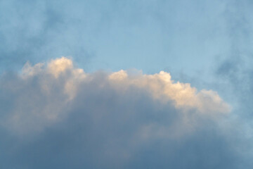 雲の多い空