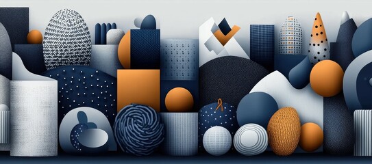 This illustration depicts AI-Xaviera, representing the flow of data from urban buildings to digital devices, featuring cloud computing and AI icons with circuit lines.