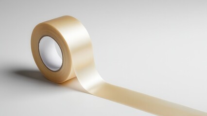High-quality silk tape mockup perfect for displaying logos, patterns, or branding elements on smooth tape in a clean, elegant format.