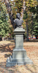 Statue of a person in the park