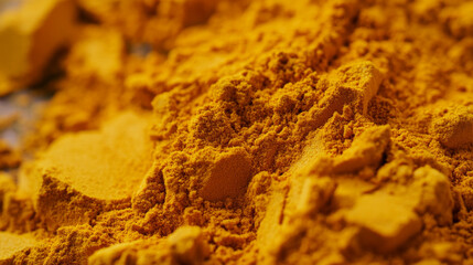 Turmeric is a bright yellow spice used in cooking and medicine. The powder and root are often found in kitchens and natural remedies.