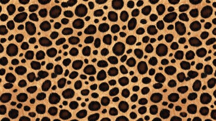Elegant Brown Leopard Print Pattern Background Design