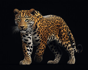 Obraz premium Dziki kot - lampart, gepard, jaguar, pantera, leopard