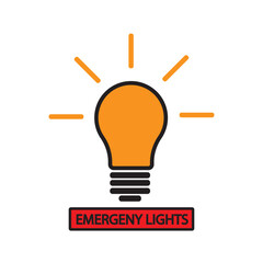 emergency light icon vector illustration design template