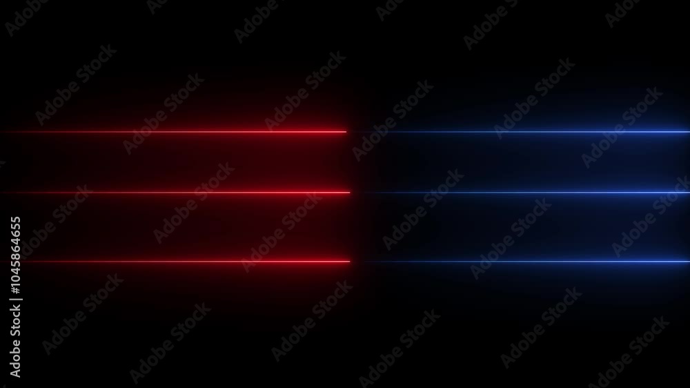 Poster neon lights blinking lines moving animation. neon line icon animation on background.