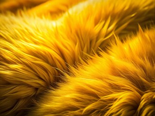 Stunning Low Light Photography of Yellow Fur from a Top View Perspective for Wildlife Enthusiasts and Nature Lovers