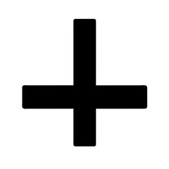 Obraz premium Symbol representing inverted cross icon