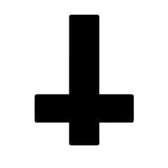 Symbol representing inverted cross icon