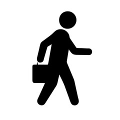 Icon representing the action of walking