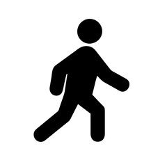 Icon representing the action of walking