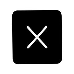Icon representing close or cancel action